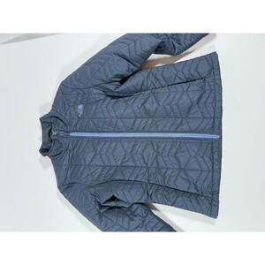 Navy Blue North Face Women's Quilted Jacket XL